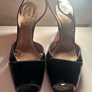 Prada Black Patent leather Women's Heels